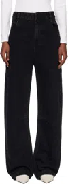 Entire Studios Black Gem Jeans In Black