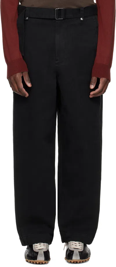 Entire Studios Black Gully Trousers