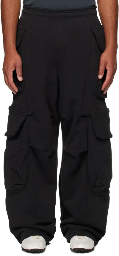Entire Studios Black Heavy Gocar Cargo Pants
