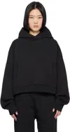 Entire Studios Black Heavy Hoodie In Soot