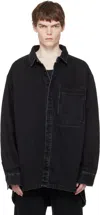 Entire Studios Herculean Shirt Jacket In Black