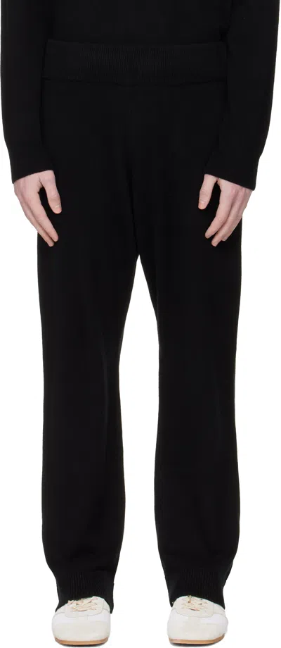 Entire Studios Black Knit Lounge Pants