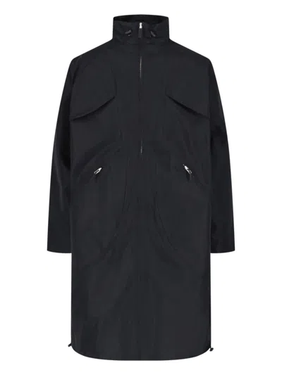 Entire Studios Black Minimalist High Collar Jacket