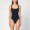 Entire Studios Nylon-blend Sleeveless Bodysuit In Grey