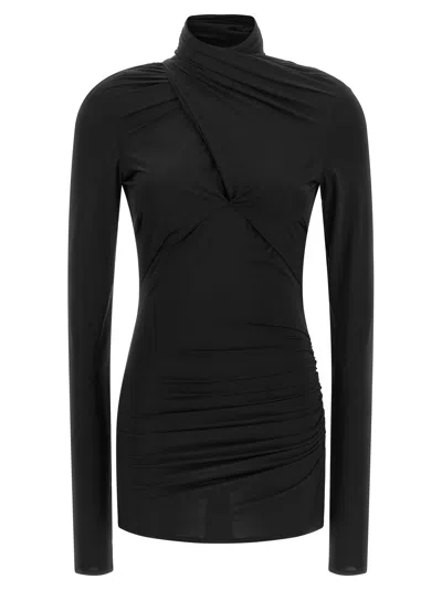 Entire Studios Black Nylon Tank Women's Tops