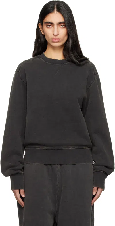 Entire Studios Black Pod Crew Sweatshirt