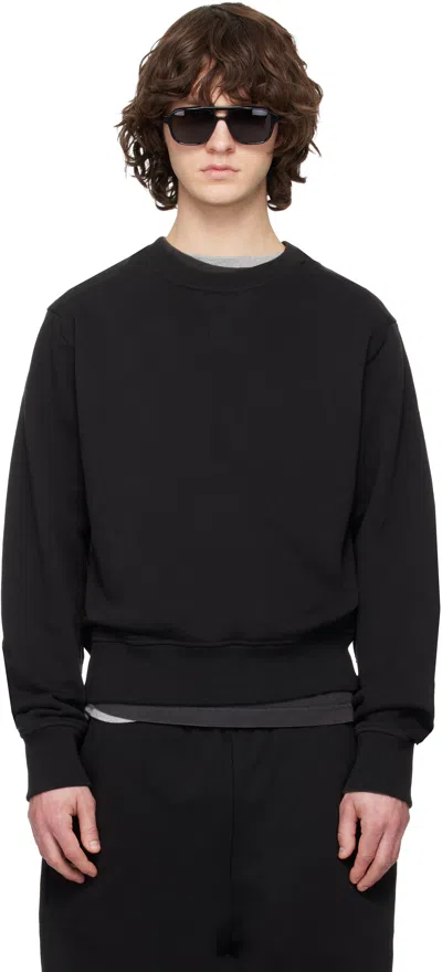 Entire Studios Black Pod Crew Sweatshirt