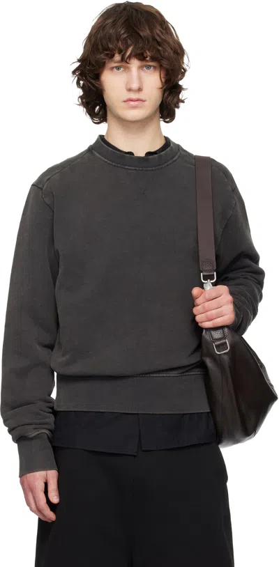 Entire Studios Black Pod Crew Sweatshirt