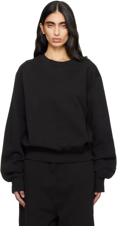 Entire Studios Black Pod Crew Sweatshirt