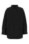 Entire Studios Black Poplin Giant Oversize Shirt