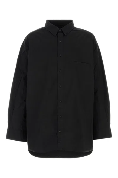 ENTIRE STUDIOS ENTIRE STUDIOS BLACK POPLIN GIANT OVERSIZE SHIRT