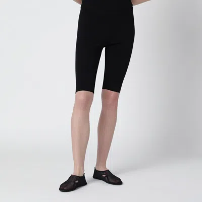 Entire Studios Short Leggings Stretch Fit Viscose Jersey In Black