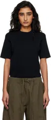 Entire Studios Cotton T-shirt In Black