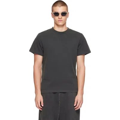 Entire Studios Black Standard T-shirt In Gray