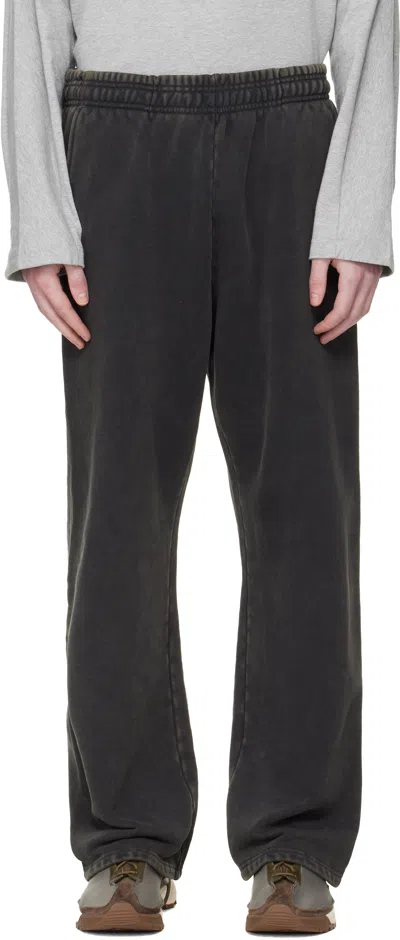 Entire Studios Black Straight Leg Sweatpants