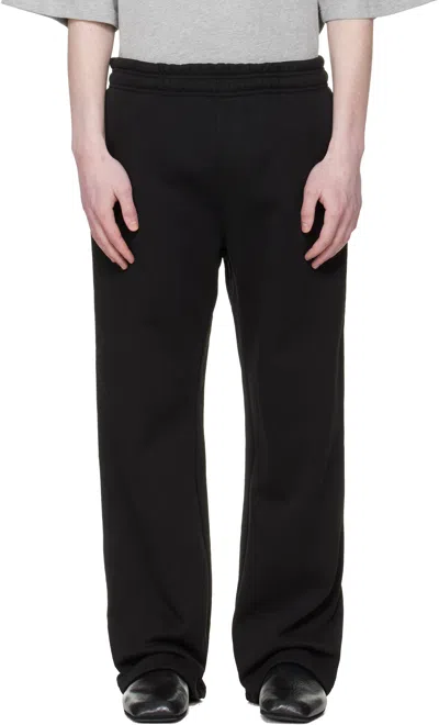 Entire Studios Black Straight Leg Sweatpants