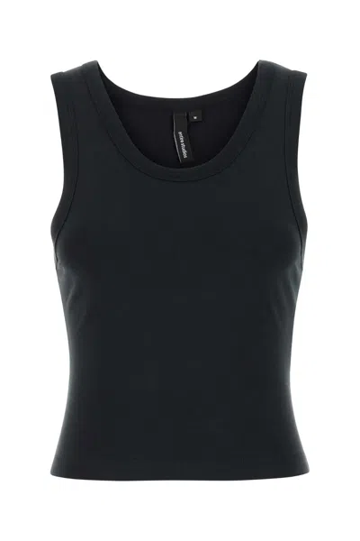 ENTIRE STUDIOS ENTIRE STUDIOS BLACK STRETCH COTTON TANK TOP