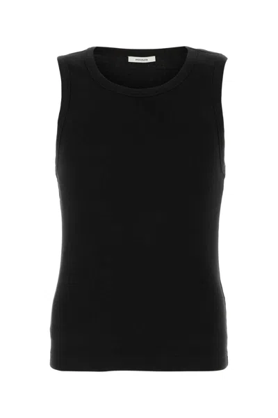 Entire Studios Black Stretch Cotton Tank Top