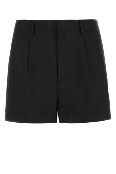 Entire Studios Black Stretch Polyester Puny Shorts
