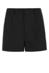 Entire Studios Black Stretch Polyester Puny Shorts