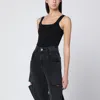 Entire Studios Square-neck Top In Black