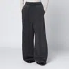 Entire Studios Black Washed Cotton Joggers In Black