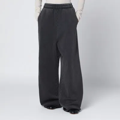 Entire Studios Black Washed Cotton Joggers
