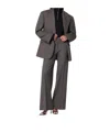 Entire Studios Black Wool Zip-collar Top In Gray