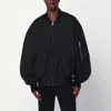 Entire Studios Bomber Jacket With Diamond-quilted Interior And Utility Pockets In Black