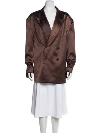 Pre-owned Entire Studios Blazer In Brown