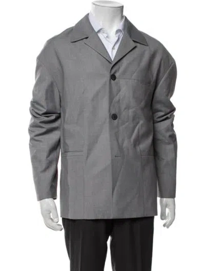 Pre-owned Entire Studios Blazer In Grey