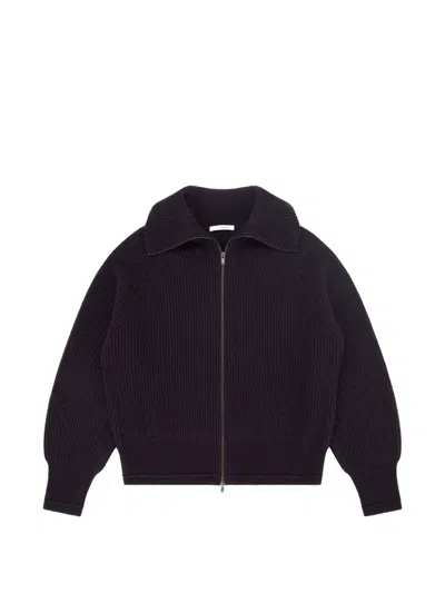 Entire Studios Blimp Zip-up Wool Cardigan In Blue