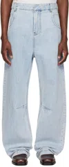 Entire Studios Blue Gem Jeans In Blue