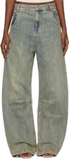 Entire Studios Blue Gem Jeans In Surface Wave