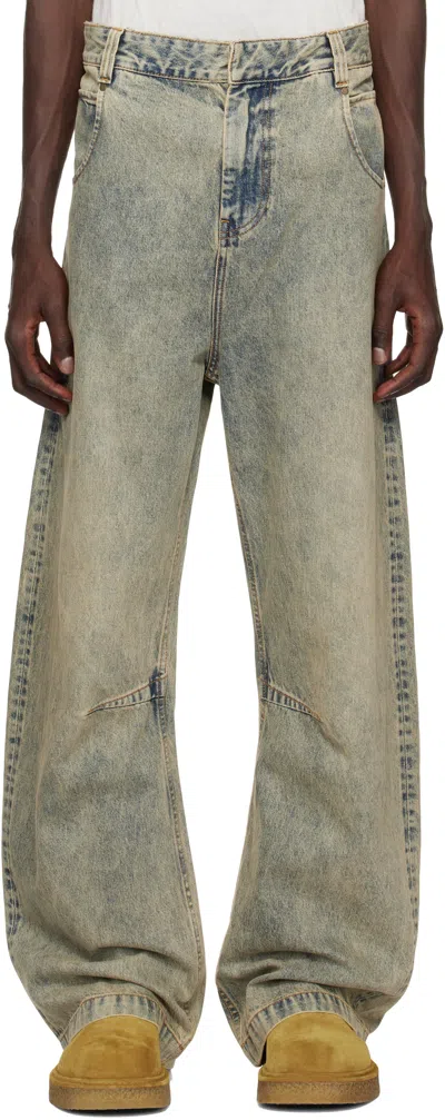 Entire Studios Blue Gem Jeans In Surfacewave