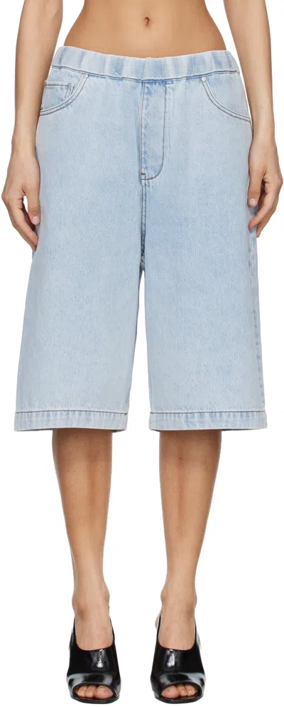 Entire Studios Blue Spar Denim Shorts
