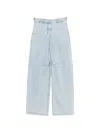 Entire Studios Gem Logo-patch Belt-loop Jeans In Blue