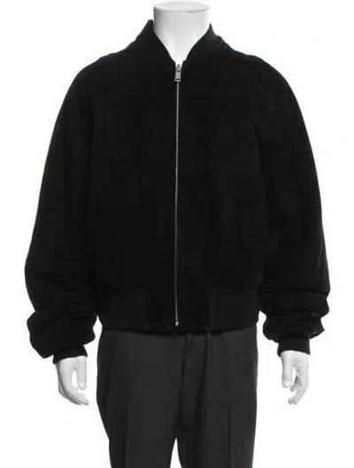 Pre-owned Entire Studios Bomber Jacket In Black