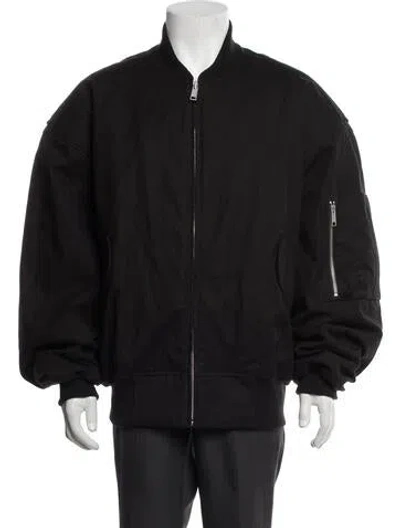 Pre-owned Entire Studios Bomber Jacket In Black