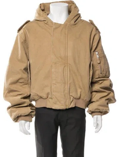 Pre-owned Entire Studios Bomber Jacket In Brown