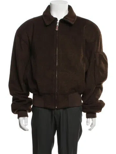 Pre-owned Entire Studios Bomber Jacket In Brown