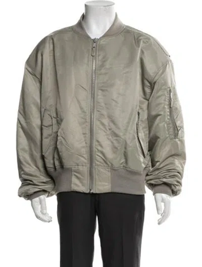 Pre-owned Entire Studios Bomber Jacket In Green