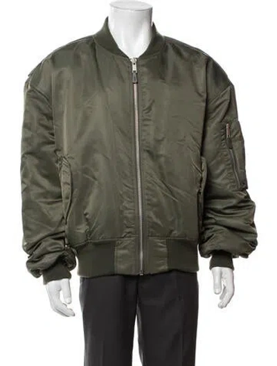 Pre-owned Entire Studios Bomber Jacket In Green