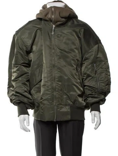 Pre-owned Entire Studios Bomber Jacket In Green