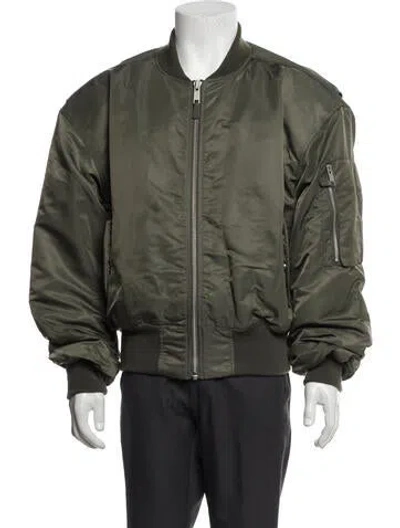 Pre-owned Entire Studios Bomber Jacket In Green