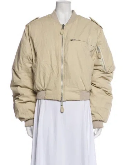 Pre-owned Entire Studios Bomber Jacket In Neutral