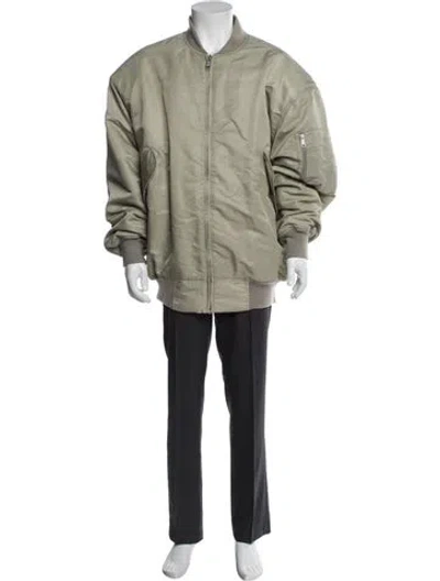 Pre-owned Entire Studios Bomber Jacket In Neutral