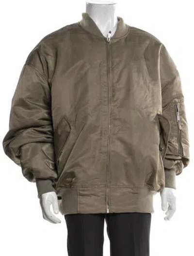 Pre-owned Entire Studios Bomber Jacket In Neutrals