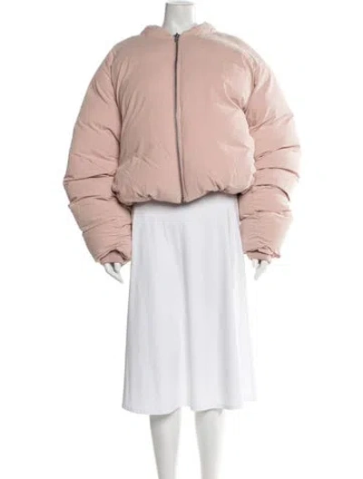 Pre-owned Entire Studios Bomber Jacket In Pink