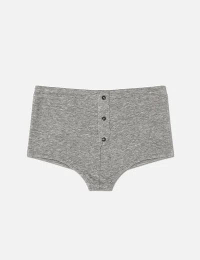 Entire Studios Booty Shorts In Gray